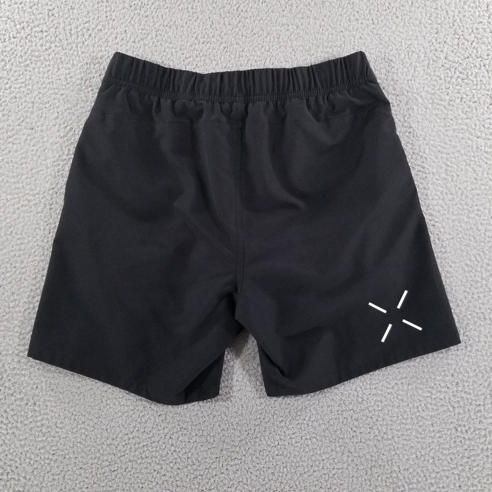 Ten Thousand Foundation Shorts Mens Medium Black Lined Training Workout 7" Gym